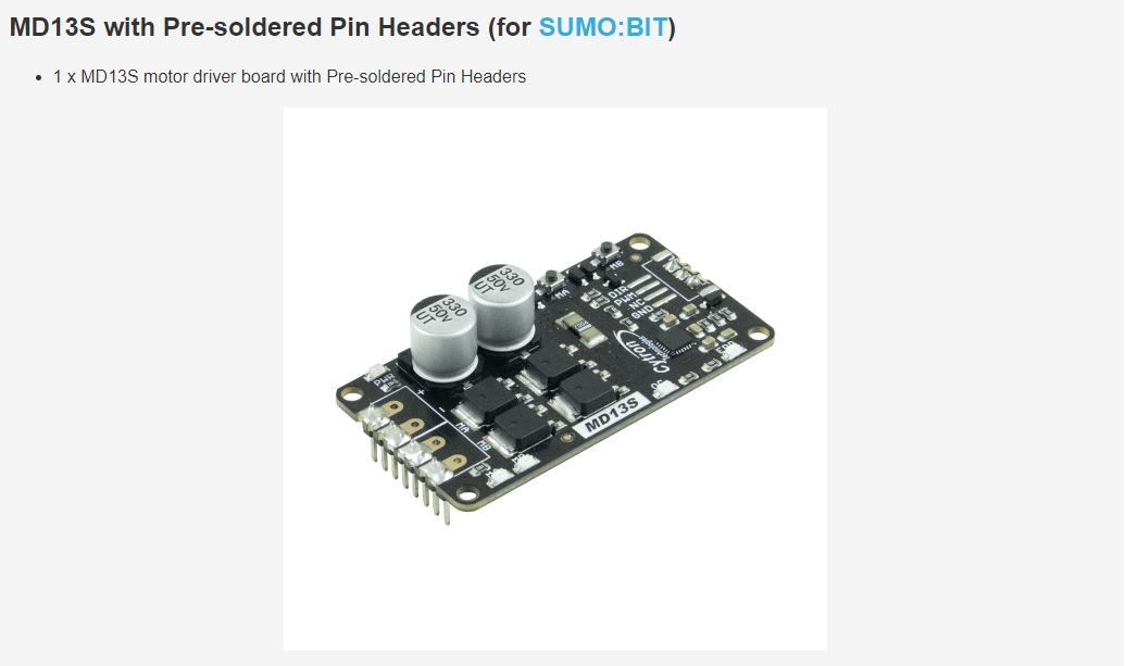 108070021 MD13S 13Amp 6V-30V D - Motor Driver Module 리뷰 및 가격