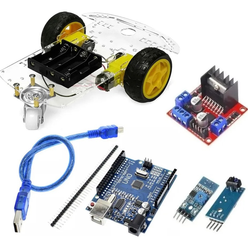 CLCU 스마트카 2-휠 키트 UNO R3 강화판 배선 - L298N Module 리뷰 및 가격