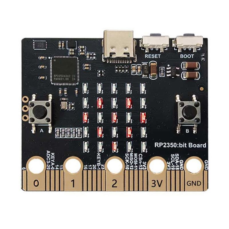QWE-라즈베리 파이 피코 2 RP2350 비트 개발  - Microbit 리뷰 및 가격