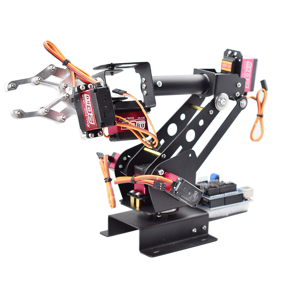 PS2 컨트롤 6 DOF 로봇 팔 그리퍼 클로 STEA - Robot Arm Kit 리뷰 및 가격