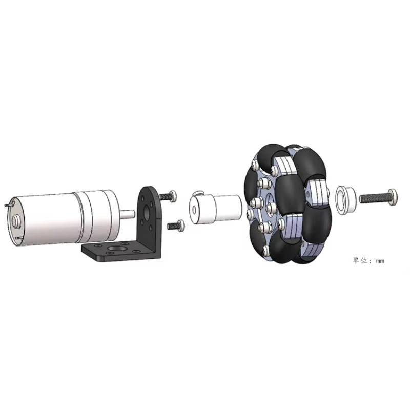 15kg 하중, 80mm 전방향 휠, 금속 풀라이 휠, - Omni Wheel 리뷰 및 가격