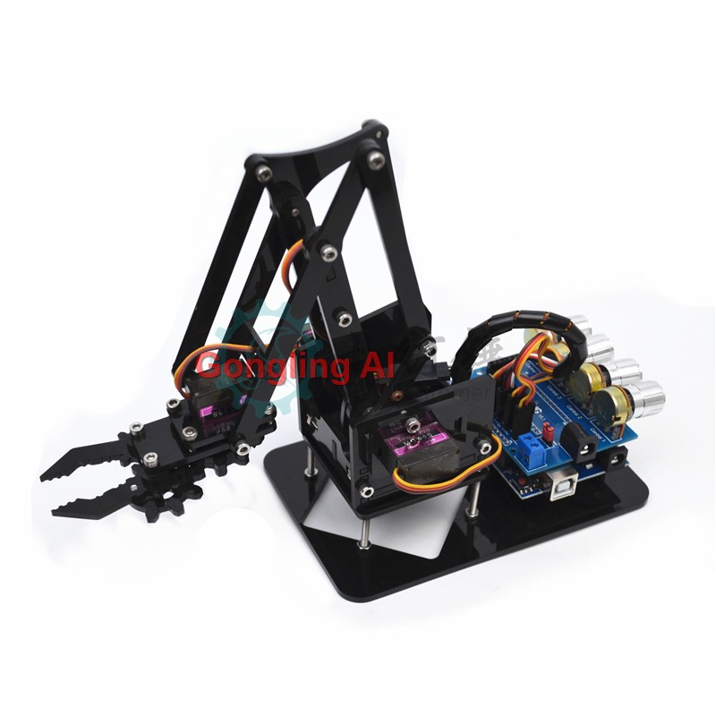 STEM 4 DOF 로봇 암 서보 SG90 기계식 암  - Robot Arm Kit 리뷰 및 가격