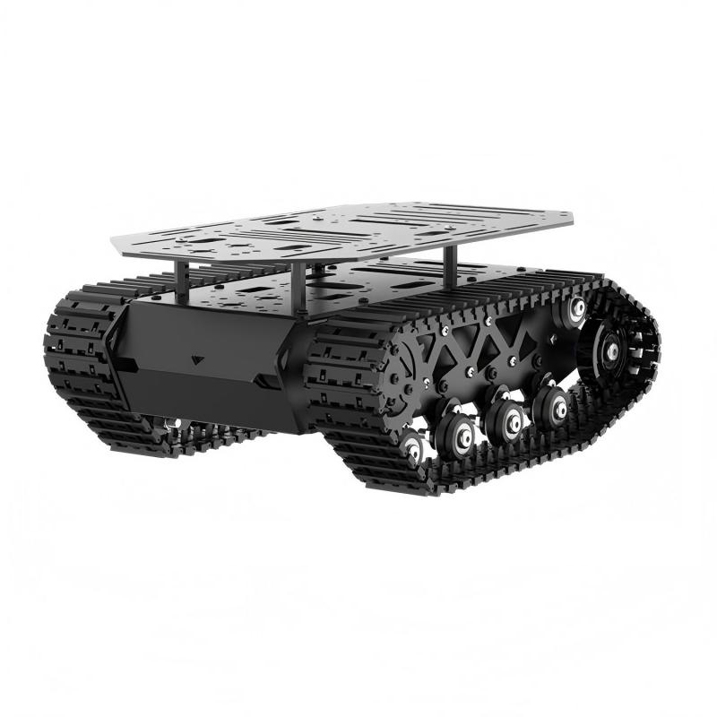 강력한 충격 흡수 탱크 섀시, 모터 서스펜션, 모든 금 - Arduino Robot 리뷰 및 가격